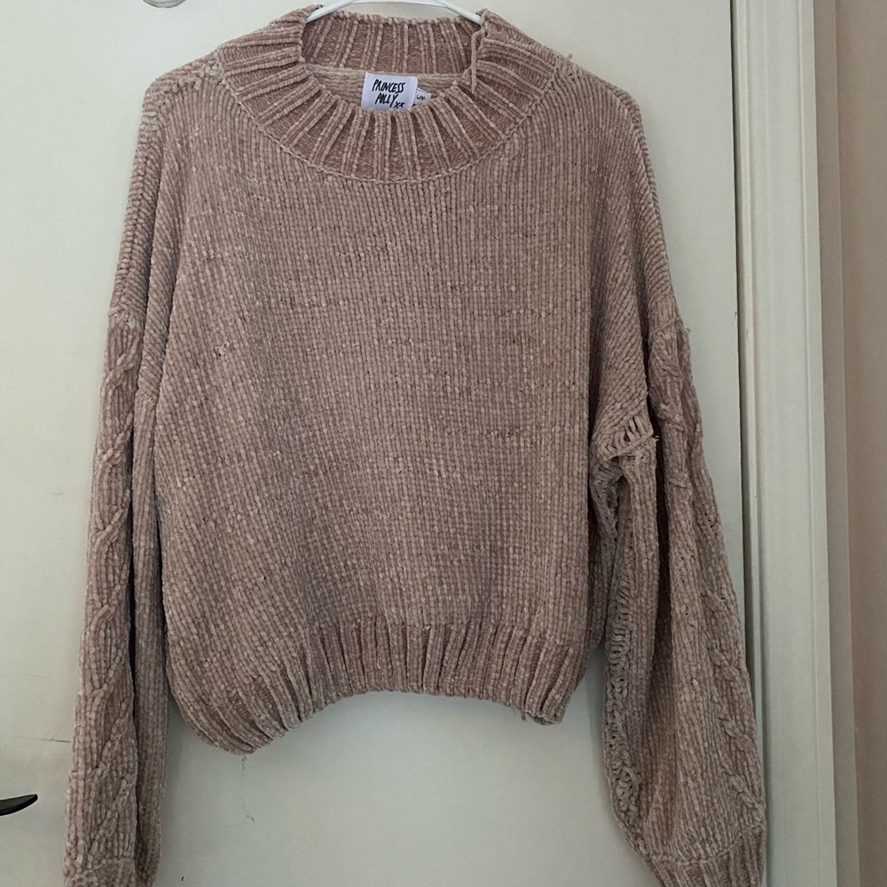 Princess Polly Tan Sweater